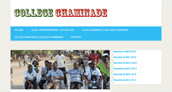 Desktop Screenshot of chaminade-kara.net